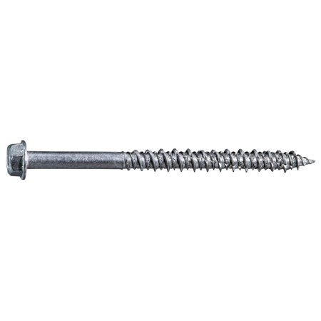 TORQUEMASTER Masonry Screw, 1/4" Dia., Hex, 3 1/4 in L, Stainless Steel 50 PK 54559